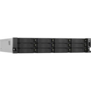 QNAP TS-H1277AXU-RP-R7 High-Performance 12-Bay ZFS Rackmount Storage Server